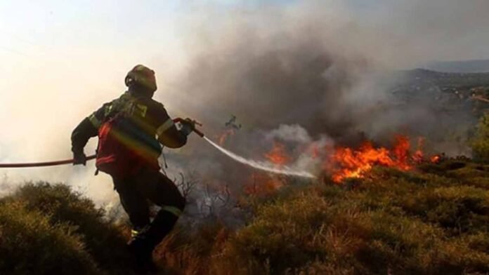 Φωτιά στη Λυγαριά – Μεγάλη κινητοποίηση της Πυροσβεστικής