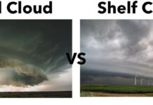 Η διαφορά μεταξύ ενός Shelf Cloud και ενός Wall Cloud Πολλές φορές τα σύννεφα ραφιών αναφέρονται ως σύννεφα τοίχων. Το σημερινό ιστορικό καιρού εξετάζει τη διαφορά μεταξύ ενός cloud shelf και ενός cloud wall. Έτσι, την επόμενη φορά που θα δείτε ένα από αυτά τα χαρακτηριστικά, θα καταλάβετε καλύτερα τι είναι το κεφάλι σας.