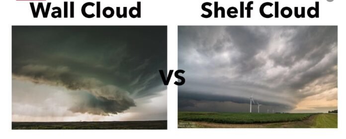 Πολλές φορές τα σύννεφα ραφιών αναφέρονται ως σύννεφα τοίχων. Το σημερινό ιστορικό καιρού εξετάζει τη διαφορά μεταξύ ενός cloud shelf και ενός cloud wall. Έτσι, την επόμενη φορά που θα δείτε ένα από αυτά τα χαρακτηριστικά, θα καταλάβετε καλύτερα τι είναι το κεφάλι σας.