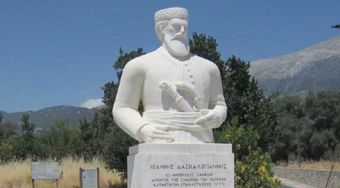 Δασκαλογιάννης, ο θρυλικός επαναστάτης που ξεσήκωσε τα Σφακιά εναντίον των Τούρκων – Σαν σήμερα βρήκε μαρτυρικό θάνατο αφού τον έγδαραν ζωντανό Δασκαλογιάννης, ο θρυλικός επαναστάτης που ξεσήκωσε τα Σφακιά εναντίον των Τούρκων