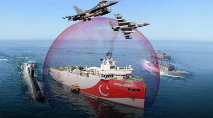 «Θόλο» προστασίας του Oruc Reis εξαγγέλλουν οι Τούρκοι – Ό,τι πλησιάσει στα 50 νμ θα χτυπηθεί «Θόλο» προστασίας του Oruc Reis εξαγγέλλουν οι Τούρκοι - Ό,τι πλησιάσει στα 50 νμ θα χτυπηθεί