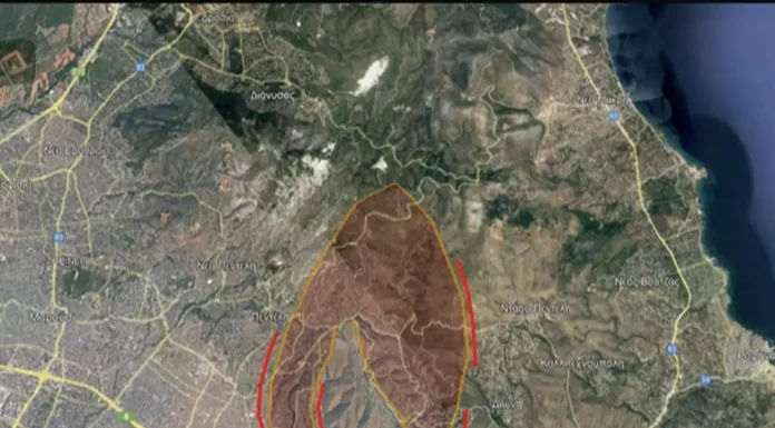 Πύρινη κόλαση στην Πεντέλη: Καμένα σπίτια, εκρήξεις καταστροφές