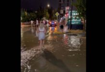Με τις πρώτες βροχές η Αμμουδάρα έγινε «Βενετία» (βίντεο)