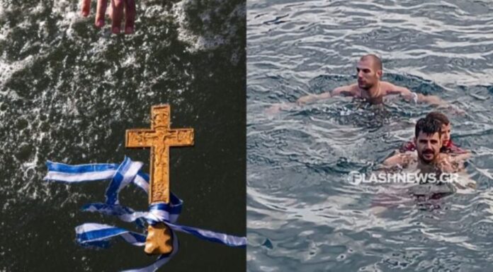 Η πλάτη του μπαμπά ήταν ζεστή και δεν κρύωνα Συγκινεί 8χρονος που βούτηξε στα Χανιά
