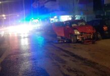 Ηράκλειο: Σφοδρή σύγκρουση δύο αυτοκινήτων (φωτογραφίες)