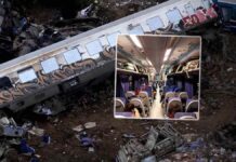 Φωτογραφία-ντοκουμέντο μέσα από το τρίτο βαγόνι λίγο πριν τη φονική σύγκρουση στα Τέμπη (φώτο)