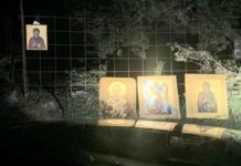 Ηράκλειο: Κρέμασε εικόνες στο λιόφυτο και ζητάει τα χρήματά του