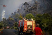 Απίστευτο βίντεο από το Αίγιο: Η φωτιά πλησίαζε τα διόδια και αυτά λειτουργούσαν κανονικά – Ανεξέλεγκτο το μέτωπο
