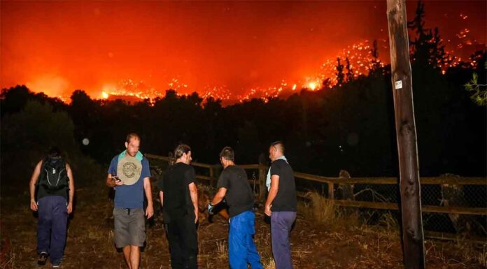 Καίγεται η Ελλάδα: 64 ήταν οι νέες φωτιές που ξέσπασαν σε όλη την χώρα.