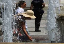 Καύσωνας: Πρόσκαιρη υποχώρηση σήμερα και νέα 44άρια από Τρίτη – Ενισχυμένοι οι άνεμοι