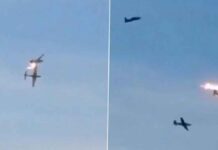 Τραγωδία στην Κολομβία: Η στιγμή που δύο T-27 Tucano συγκρούονται στον αέρα (βίντεο)