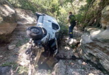 Φρικτά δυστυχήματα σε Καστρί και Σκαλάνι – Τα οχήματα και των δύο οδηγών έπεσαν σε γκρεμούς