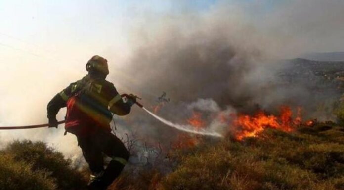 Φωτιά στο Ρέθυμνο: Μάχη των πυροσβεστών με διάσπαρτες εστίες