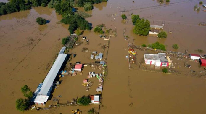 Στα 12 μέτρα έφτασε η στάθμη των υδάτων του Πηνειού
