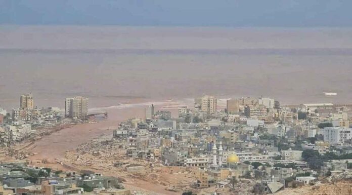 Πλημμύρες στη Λιβύη: Βίντεο από drone δείχνει το μέγεθος της καταστροφής στην Ντέρνα