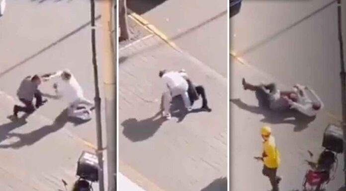 Σοκαριστικό βίντεο από την απόπειρα δολοφονίας του Ισραηλινού διπλωμάτη στην Κίνα από Ουιγούρο Τούρκο!