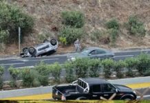 Ηράκλειο: Σοβαρό τροχαίο στον ΒΟΑΚ – Ανετράπησαν δύο αυτοκίνητα