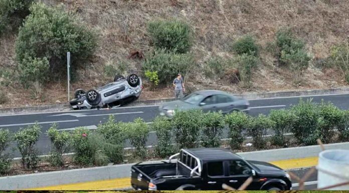 Ηράκλειο: Σοβαρό τροχαίο στον ΒΟΑΚ – Ανετράπησαν δύο αυτοκίνητα