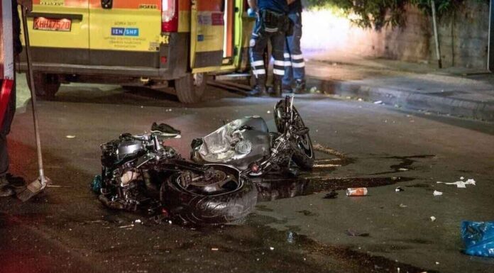 Ηράκλειο: Νεκρός 23χρονος μοτοσικλετιστής μετά από θανατηφόρο τροχαίο