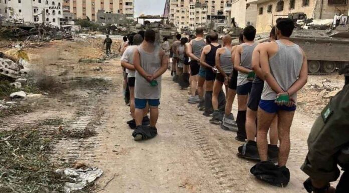 Γάζα: Ολονύχτιο ισραηλινό σφυροκόπημα – Κατά δεκάδες οδηγούνται ημίγυμνοι οι Παλαιστίνιοι της Χαμάς στις φυλακές (βίντεο – φωτό)