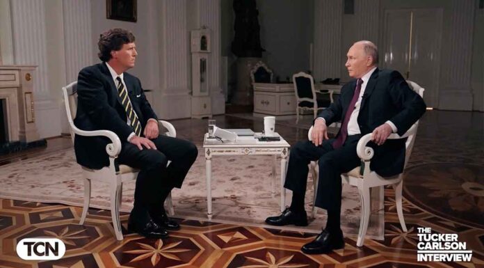 Β.Πούτιν στον δημοσιογράφο Τ.Κάρλσον: «Μετά τον πόλεμο η Ουκρανία θα μοιραστεί σε 4 κράτη»