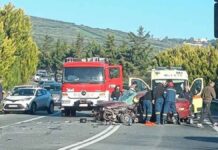 Σοβαρό τροχαίο στην εθνική οδό πάνω από τα Πεζά