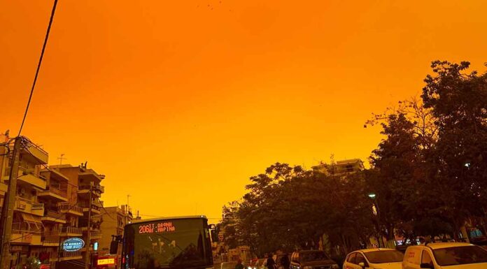 Αφρικανική σκόνη: Καρέ- καρέ η πρόγνωση έως το Σάββατο (Χάρτες) Αφρικανική σκόνη