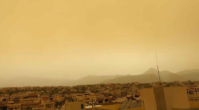 Η αφρικανική σκόνη «έπνιξε» την Κρήτη – Τί έδειξαν οι μετρήσεις του τριημέρου