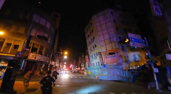 Ταϊβάν: Νέα ισχυρή δόνηση – Δεκάδες μετασεισμοί