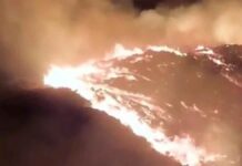 Πυρκαγιά και στο Γεράκι του Δήμου Μινώα Πεδιάδας (vid)