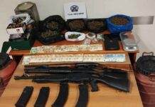 Συνελήφθη 32χρονος για ναρκωτικά και όπλα – Κατασχέθηκαν σχεδόν τρία κιλά κάνναβης, καραμπίνες και φυσίγγια