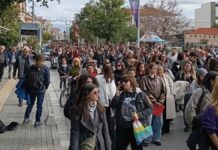 Τεράστια συγκέντρωση στο Ρέθυμνο για το έγκλημα των Τεμπών