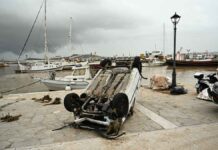 Σκόνη και θρύψαλα: Όσα άφησε πίσω της η κακοκαιρία σε Πάρο, Μύκονο, Ρόδο, Κρήτη (Εικόνες, Βίντεο)